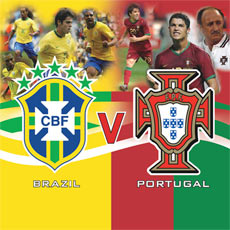 Brazil vs Portugal......Emirates Staduim 2007