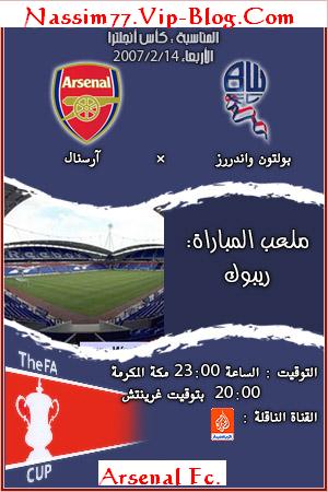 Bolton Wabders Vs Arsenal Fc